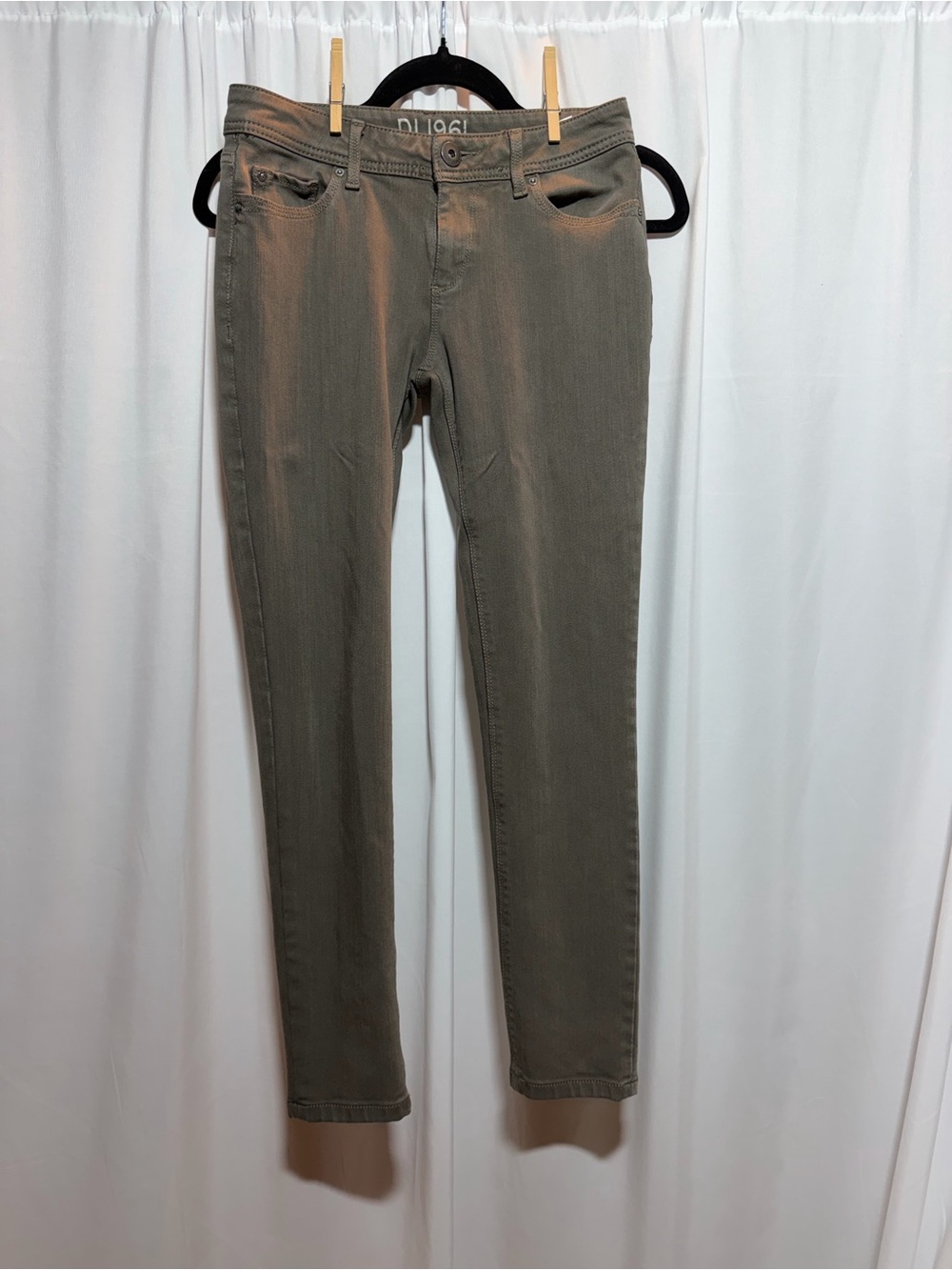 Slim Straight taupe Jeans